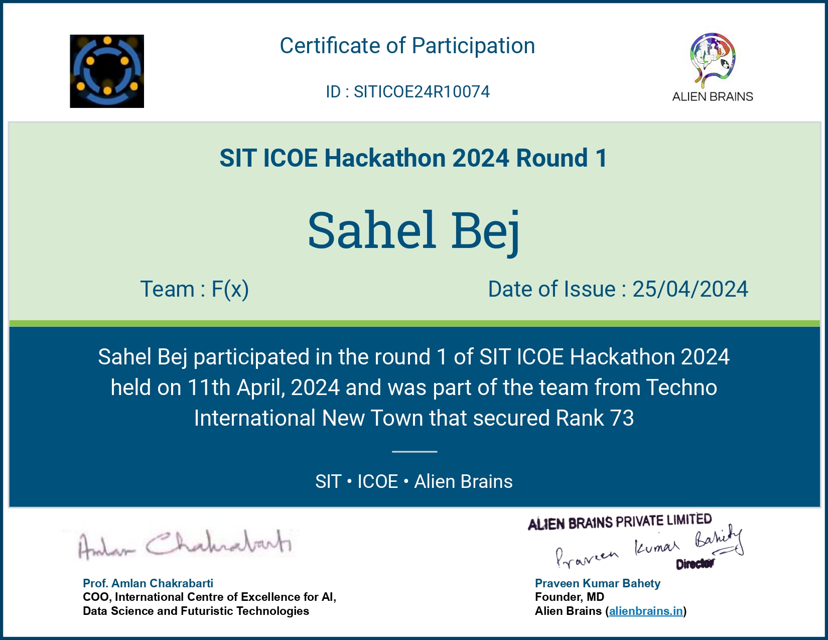 SIT ICOE 2024